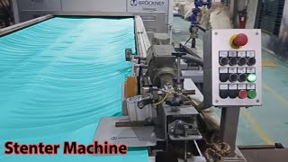 Textile Finishing Machine  Textile Stenter Machine Function  What is Stenter Machine [upl. by Siravat849]