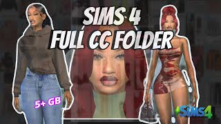 5GB 😍 FREE URBAN SIMS 4 CC CLOTHES FOLDER  LINKS [upl. by Loar]