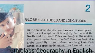 6th class GLOBE LATITUDES AND LONGITUDES class 6th Chapter 2 ll NCERT CLASS 6TH CH 2 ll by Mandeep [upl. by Nesyt633]