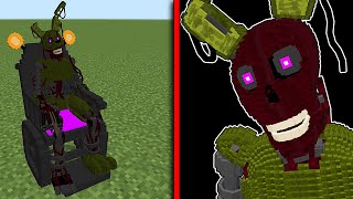 SECRETS AND EASTER EGGS in FNAF Security Breach Addon in Minecraft PE mcpe [upl. by Aneev]