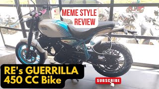 HUNTER  HIMALAYAN  GUERRILLA 450 cc  Royal Enfield Bike Review [upl. by Nanda]