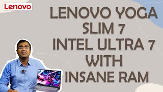 Lenovo Yoga Slim 7 14IMH9 Intel Core Ultra 7 155H with AI  Intel Arc Latest 2024 OLED Screen Hindi [upl. by Lib807]