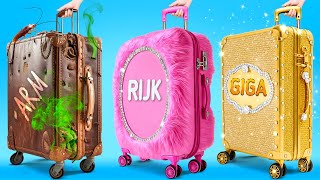 Rijke vs Arme Ouders Op Vakantie NIEUWE Hacks Om Veilig Te Reizen Voor Gelukkige Kinderen [upl. by Nilek285]