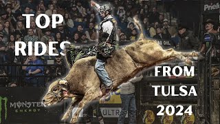 Bull Riding Brilliance in Tulsa A Night of Unforgettable Rides [upl. by Annairam]