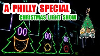 A Philly Special Christmas Light Show feat Jason Kelce Jordan Mailata and Lane Johnson [upl. by Pollie]