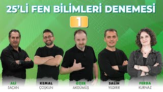 345 YAYINCILIK TYT 25Li FEN BİLİMLERİ DENEMESİ  1 [upl. by Craddock]