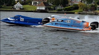 Formula 2 heat 4 Powerboat racing oulton broad [upl. by Atnuahsal]