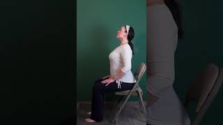 Seated Spinal Extensions  Chair Yoga For Seniors and Beginners [upl. by Daahsar794]