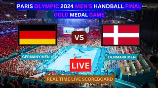 Germany Vs Denmark LIVE Score UPDATE Gold Medal Game 2024 Paris Olympic Men’s Handball Final LIVE [upl. by Maurer]