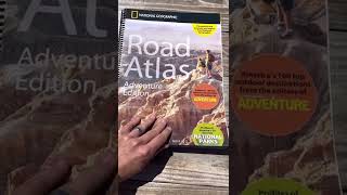 One Minute Reviews Nation Geographic N American Road Atlas [upl. by Kcirret669]