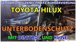 Toyota Hilux Unterbodenschutz mit Dinitrol Metallic [upl. by Naols565]