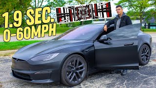 1020HP Tesla Model S Plaid WILD Ride Reaction  Owners Review [upl. by Nereus]