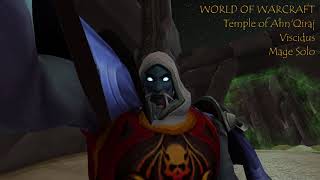 PC WORLD OF WARCRAFT  Temple of AhnQiraj  Viscidus  Mage Solo [upl. by Enitsenre]