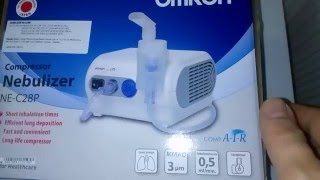 Omron NEC28P Kompresörlü Nebulizatör Kullanımı [upl. by Annavoeg753]