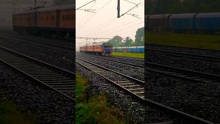 short train hoking and running indianrailwaystation railway indianstation railwaystation [upl. by Ait]