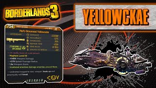 Legendary Item Guide  Yellowcake  Borderlands 3 [upl. by Rieger]