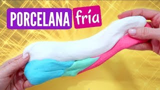 Cómo hacer PORCELANA FRÍA o PASTA FLEXIBLE fácil seca al aire [upl. by Ayna]