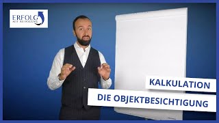 Kalkulation Gebäudereinigung Teil 1 Wichtig bei der Objektbesichtigung [upl. by Aerua]