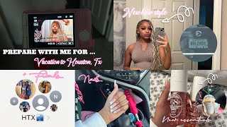 PREPARE WITH ME FOR VACATION  MINI MAINTENANCE VLOG ☆ new hair color nails packing  more [upl. by Llewop]