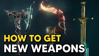 How to Get New Tombs of the Fallen Weapons All Weapon Locations  Assassins Creed Valhalla [upl. by Ecinereb]