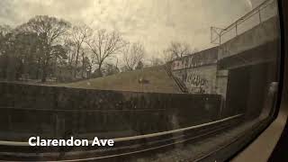 Ride on MARTA Blue Line from Kensington to Avondale [upl. by Wilburn]