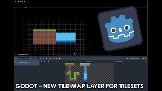 Godot  New Tileset node The Tile Map Layer Godot 43 [upl. by Yclek]