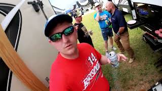 NASCAR Infield Camping in the Pits and Walking on the Track  Darlington Raceway 2022 [upl. by Munniks]