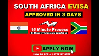 HOW TO APPLY SOUTH AFRICA EVISA from India online  South Africa E visa Evisa application process [upl. by Hsoj]