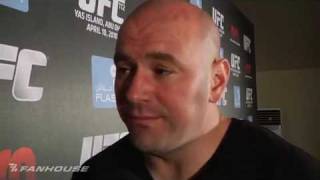 UFC 112 Dana White Says Anderson Silva quotFought Like A Jackassquot [upl. by Anailuig]