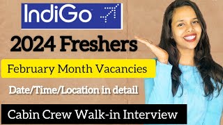 2024 February Month Cabin Crew Vacancies Cabin Crew Walkin Interview Vacancy video  Priyaifly [upl. by Yunick289]