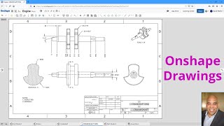 Onshape Tutorial  Drawings [upl. by Skier]