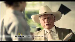 Solarworld television advert starring Larry Hagman [upl. by Kostman]