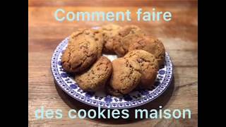 Recette FACILE de cookies maison [upl. by Tak752]