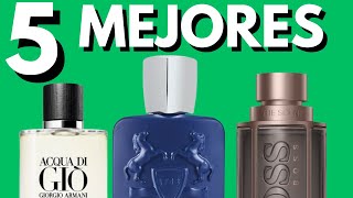 Los 5 MEJORES PERFUMES de hombre en climas INTENSOS [upl. by Obocaj541]