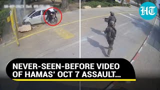 Israel Releases New Video Of Hamas’ Brutal Oct 7 Assault IDF Seen Hunting Down Militants  Watch [upl. by Aicssej254]