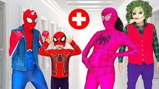 What If Many SPIDERMAN amp JOKER in 1 HOUSE   SpiderMans Wife Gives Birth amp JOKER Is GOOD HERO [upl. by Noemys69]