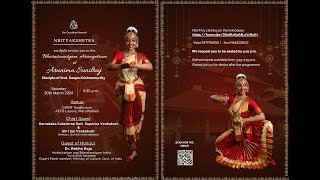 Bharatanatyam Arangetram of Arunima Sunilraj [upl. by Nnahaid]