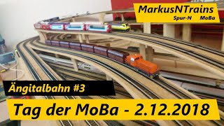 Fahrvideo 2122018 quotTag der Modelleisenbahnquot  Ängitalbahn SpurN 3 [upl. by Roze]