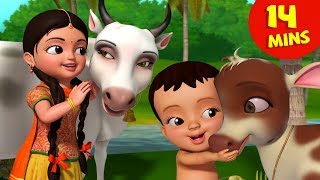 Meri Gaiya Aati Hai  Hindi Rhymes Collection for Children  Infobells [upl. by Ilujna]