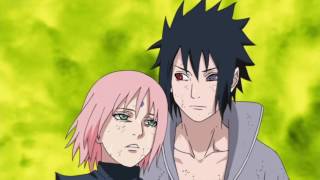 Sakura and Sasuke Romantic Scene  Naruto Shippuden Episode 470 [upl. by Eelanej]