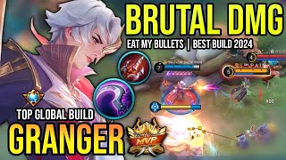 GRANGER BEST BUILD 2024  TOP GLOBAL GRANGER GAMEPLAY  MOBILE LEGENDS✓ [upl. by Vona]