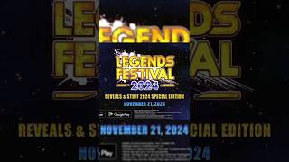 🎉 YA TIENE FECHA  LEGENDS FESTIVAL 2024 🎉 [upl. by Euqinoj]