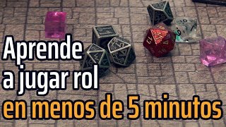 Aprende a jugar rol en menos de 5 minutos A Jugar 1 [upl. by Tsnre606]