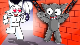 Grey Got Kidnapped By A Crazy Fan Girl in Roblox Sprunki [upl. by Erick]