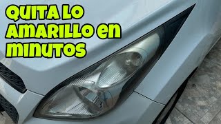 Como rejuvenecer tus faros en 5 min y mínimo costo [upl. by Isabelle657]