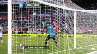 Gol de SánchezRiver 2 Banfield 1Fecha 18Torneo Primera División 2014FPT [upl. by Susej]