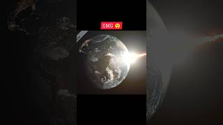 massive earth hiting asteroid 🤯 shorts [upl. by Idnod]