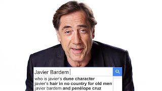 Javier Bardem Answers the Webs Most Searched Questions  WIRED [upl. by Lefton775]