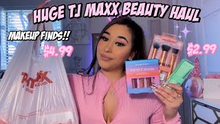 TJ MAXX BEAUTY HAUL 2022  affordable makeup finds [upl. by Ardnalak973]