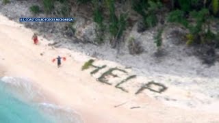 Coast Guard members stationed in Hawaii help rescue stranded men on remote island [upl. by Julienne]